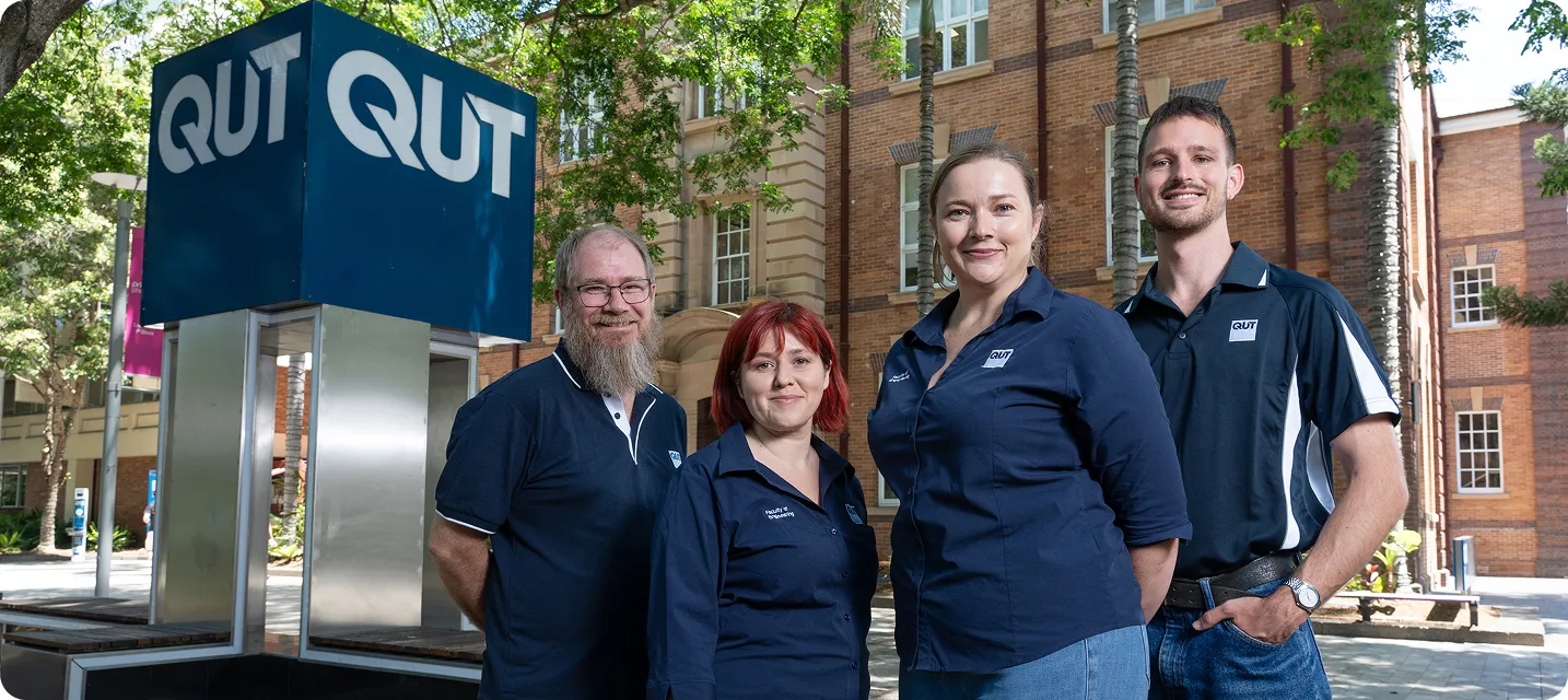 The QUT research team behind Lava Blue's processing technology